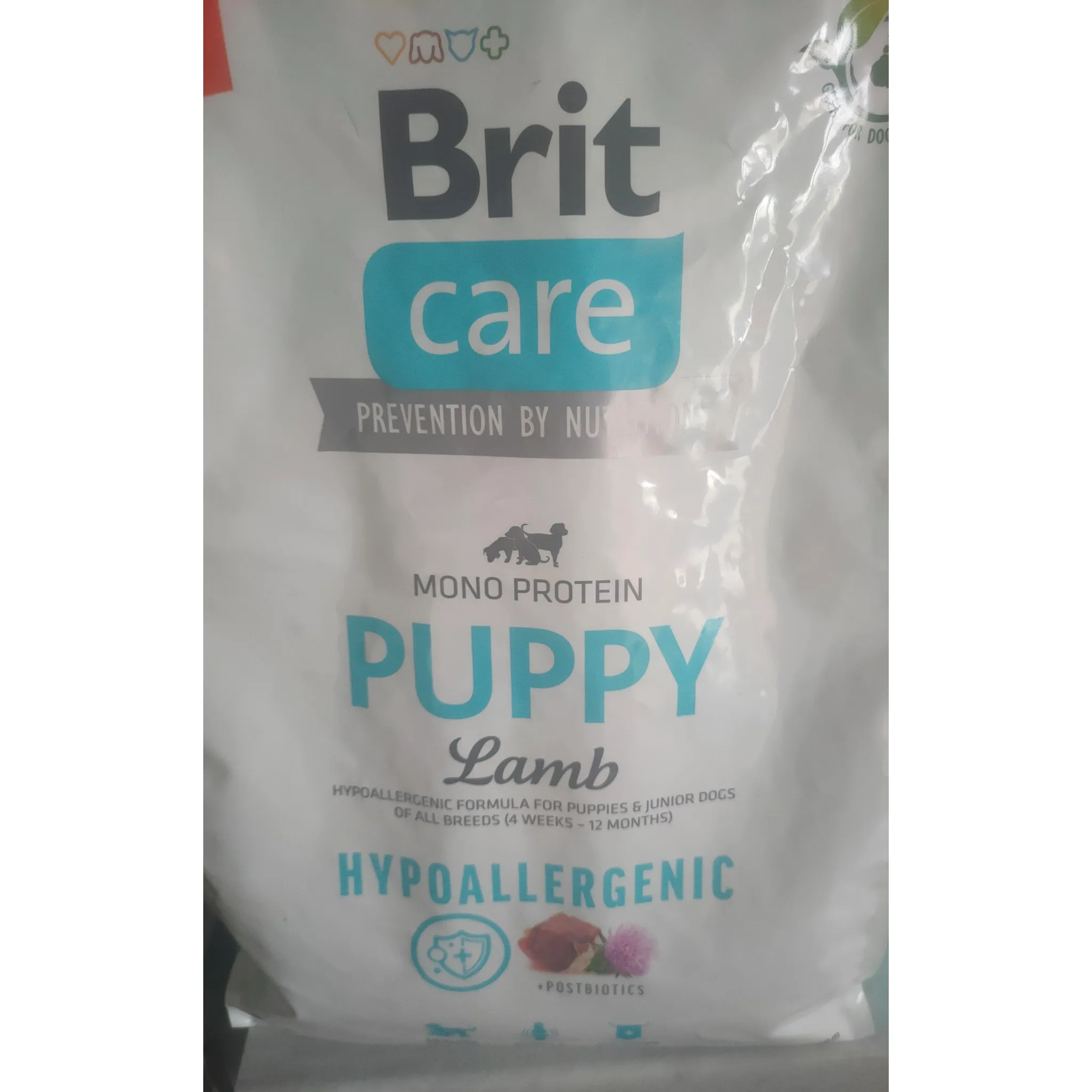 Fotografie 6 - Krmivo pro psa Brit Care Dog Hypoallergenic Puppy Lamb/Rice 12 kg
