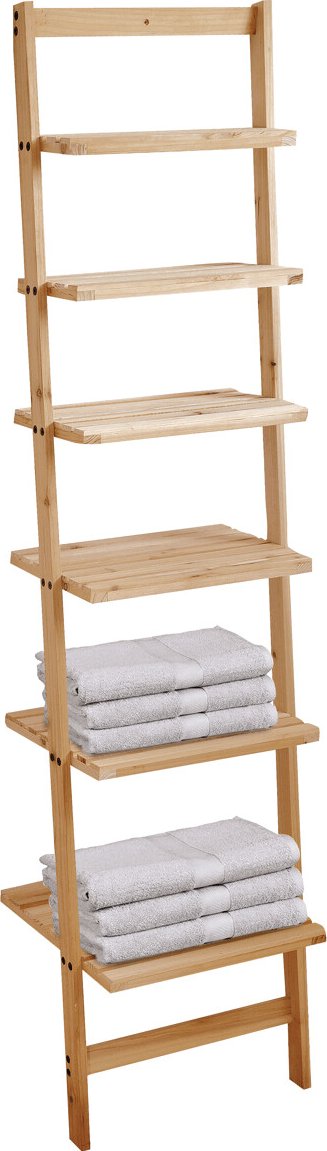 Autronic Regál, masiv, hnědá, DR-N131 NAT