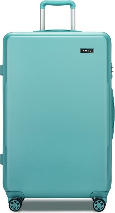 Střední skořepinový kufr z ABS+PC - Kono - 60L - modrý