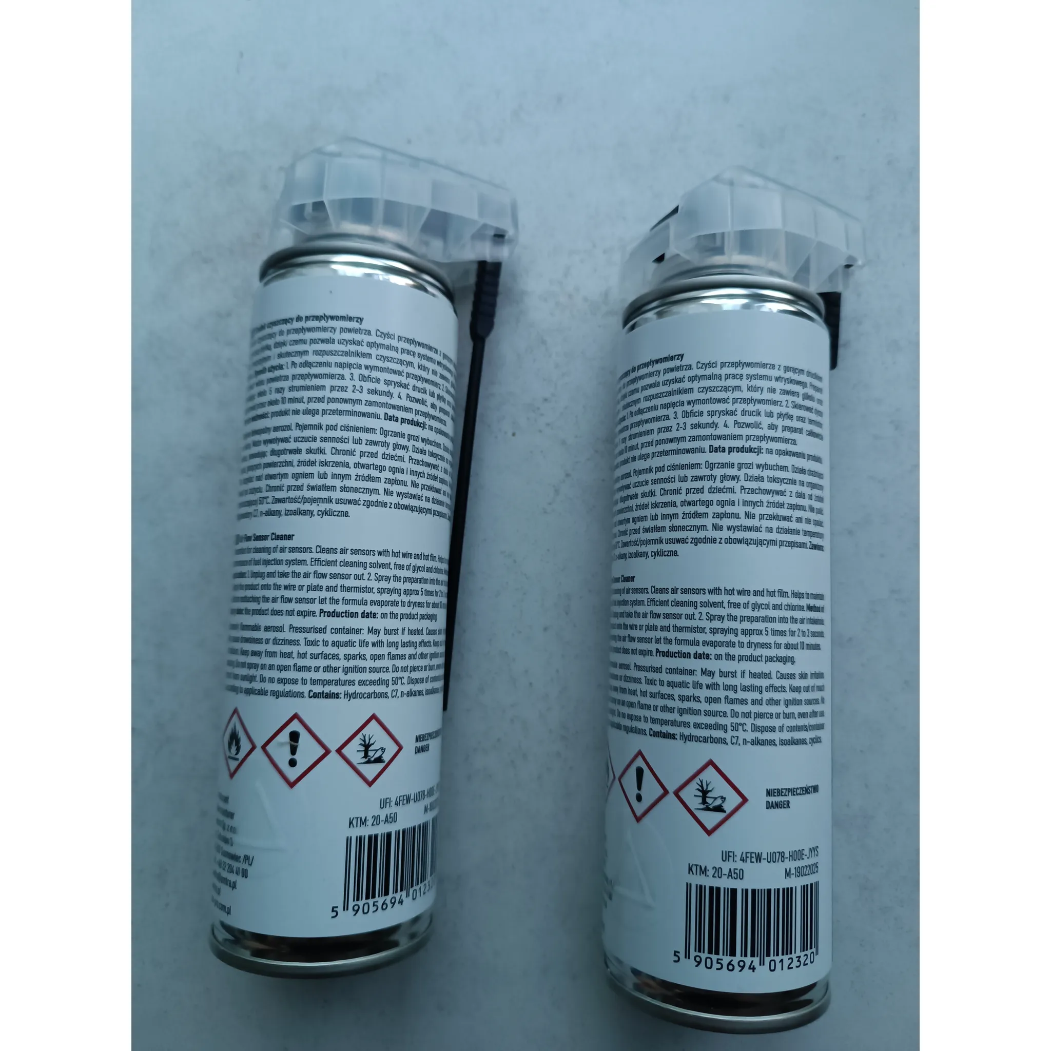 Fotografie 4 -  Moje Auto Air Flow Sensor Cleaner 20-A50 čistič váhy vzduchu 250 ml