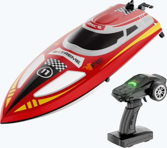 Loď na dálkové ovládání V003 červená IQ models - RC_314802 RTR 1:10