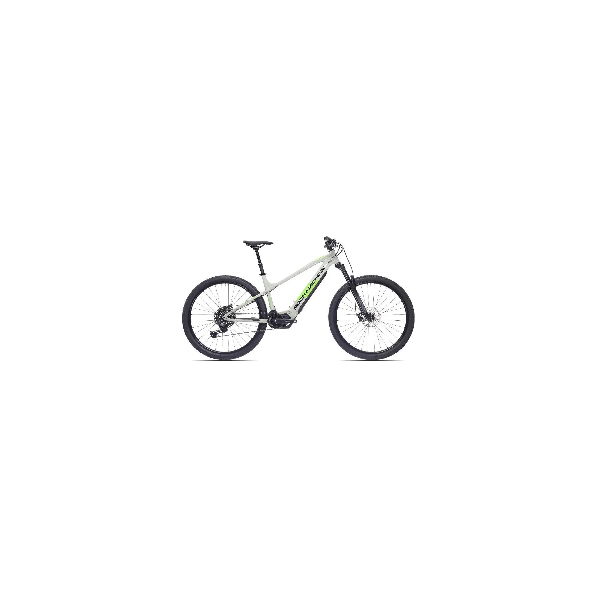 Fotografie 1 - Elektrokolo Rock Machine eBlizz 90 S 14 Ah 29" Gloss Grey/Black/Green 2026 L