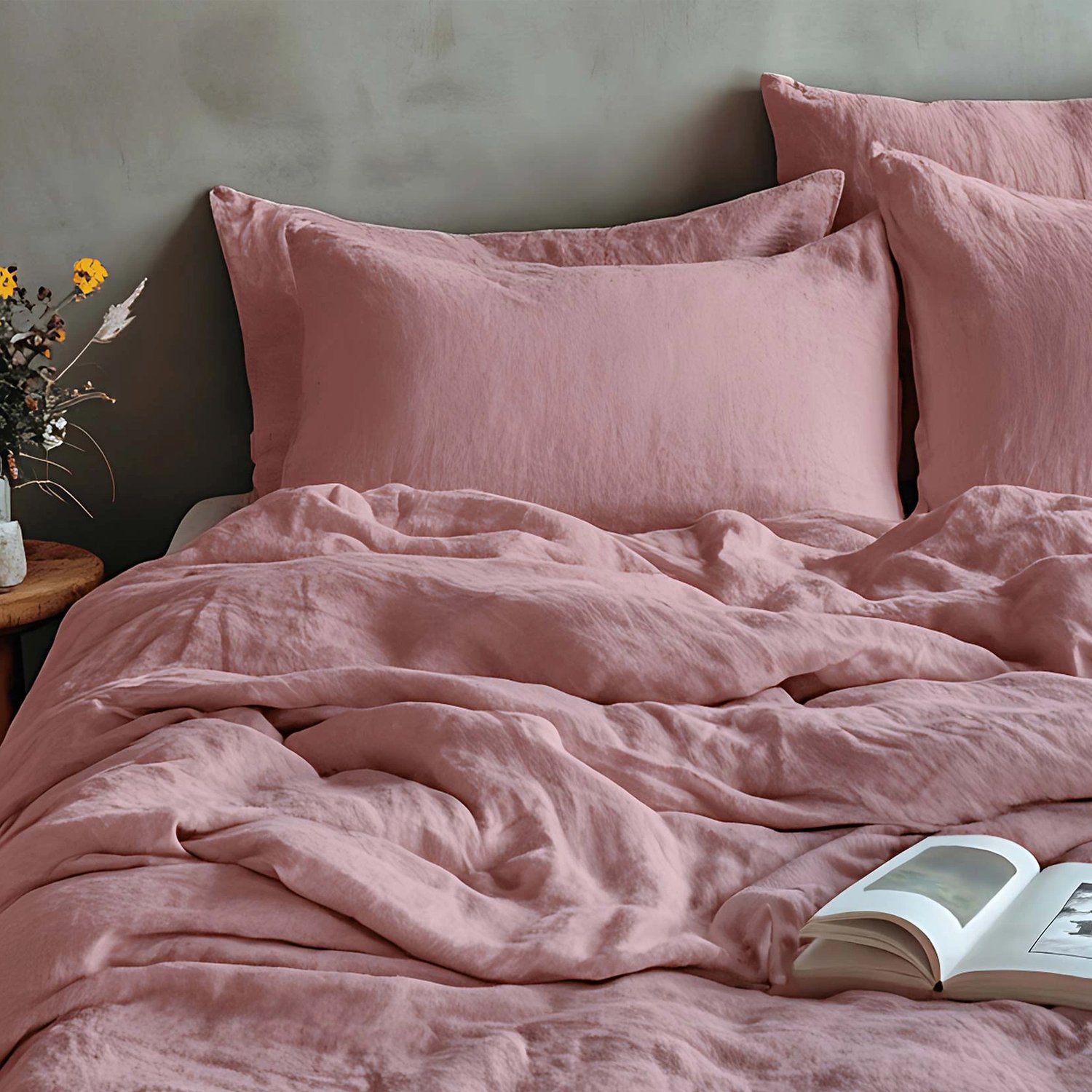 DARRÉ Mušelínové povlečení Retro pink 140 x 200 + 70 x 90