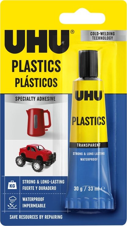 UHU lepidlo na plasty All Plastics 33 ml