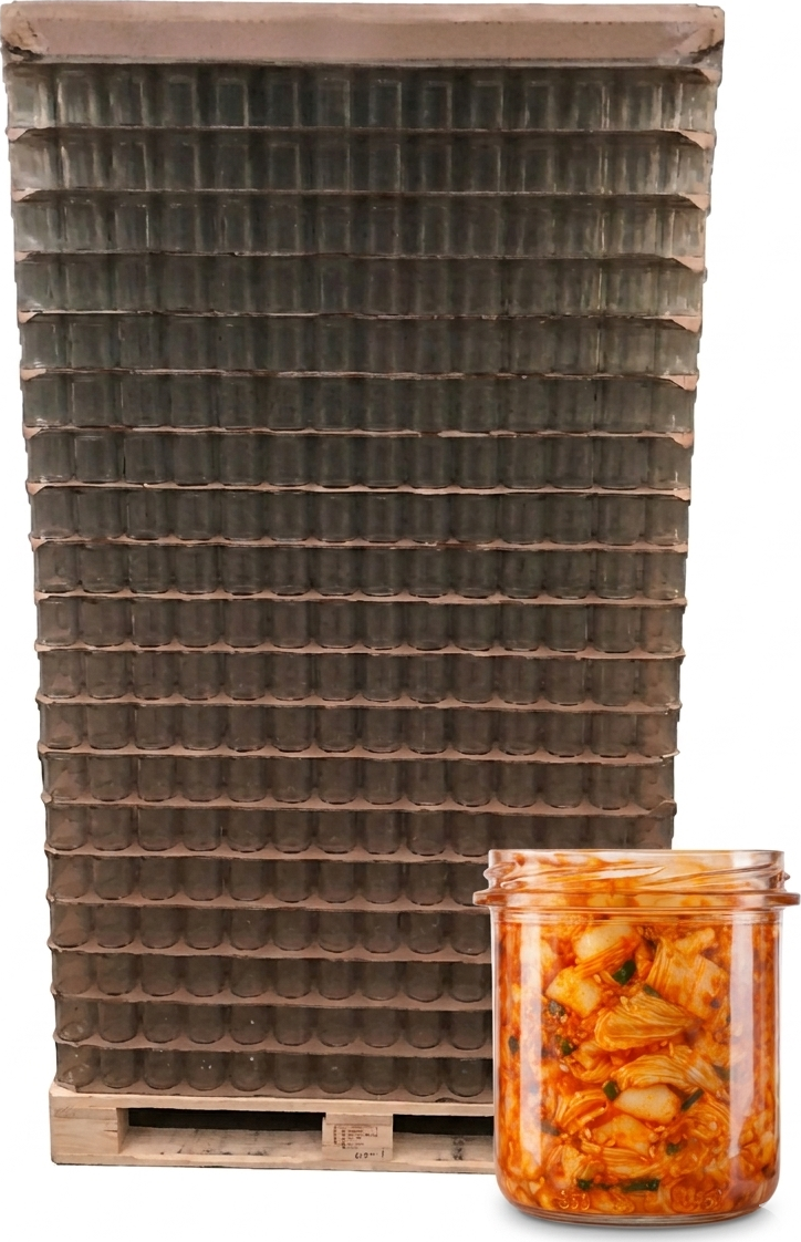 Zavařovací sklenice 350 ml STURZ / ROVNÁ čirá - TO 82 | Zavarovacisklo.cz PALETA/počet ks na paletě: 3211
