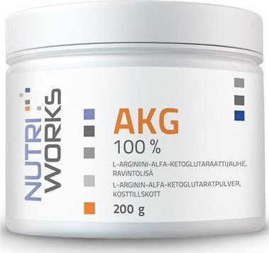 NutriWorks AKG 100% 200 g - EXP. 15. 4. 2026