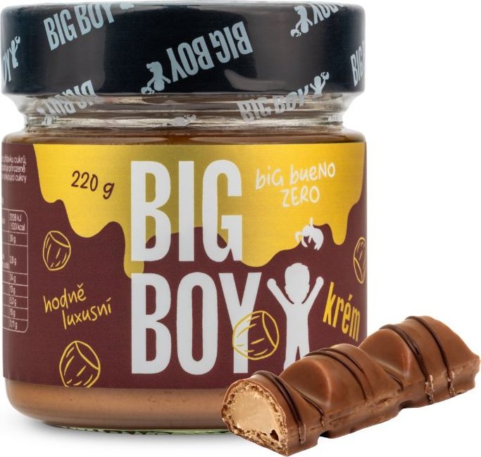 BIG BOY® Big Bueno zero - Jemný lískový krém s březovým cukrem 220g