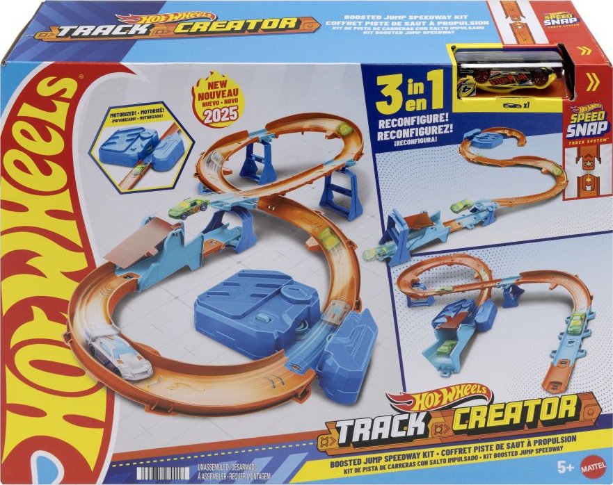 Hot Wheels Track Creatir nabušená sada s boosterem