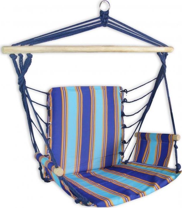Houpací křeslo Sedco Bavlna RELAX 103x56 cm varianta: modrá