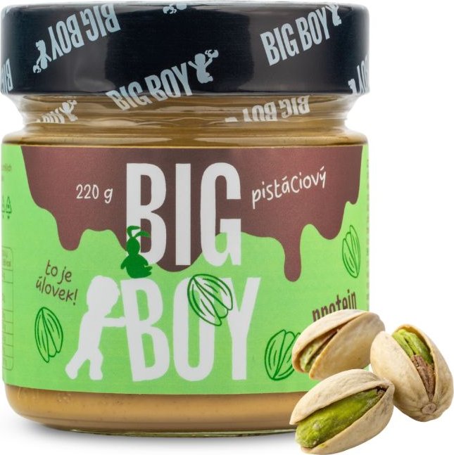 BIG BOY® Protein Kremo pistáciový - Proteinový pistáciový krém 220g