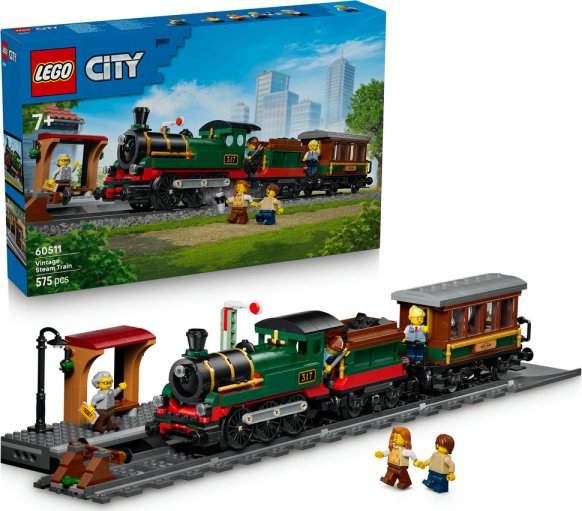 LEGO City 60511 Vintage parní vlak