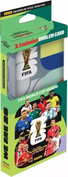 Panini Fotbalové karty FIFA World Cup 2026 ADRENALYN Plechový Box Pencil