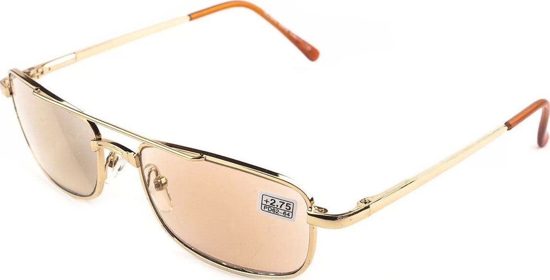 OPTICAL Samozabarvovací dioptrické brýle Veeton 8956 GOLD SKLO +2,25 FLEX