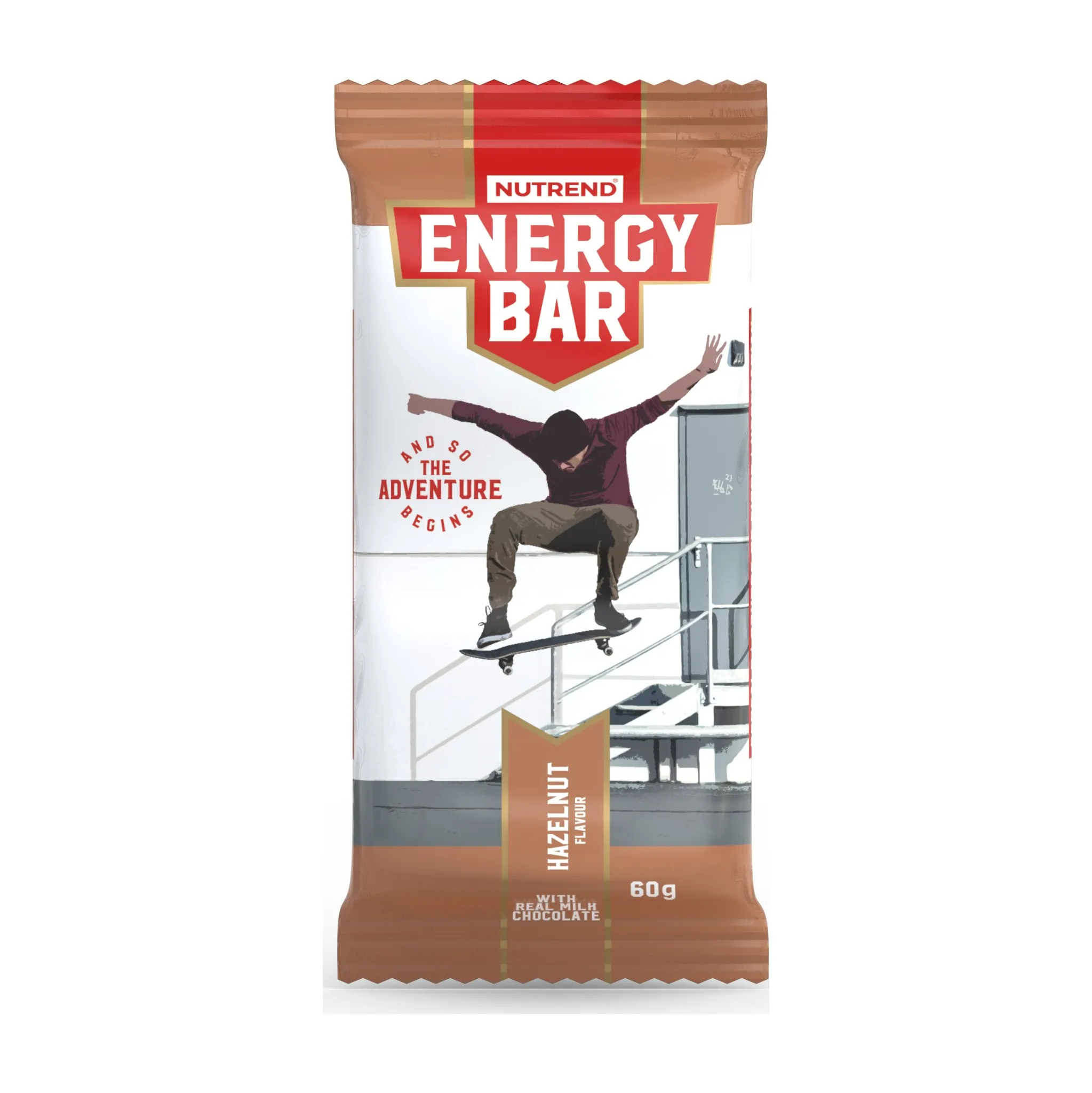 Fotografie 1 -  Nutrend Energy Bar 60 g lískový ořech
