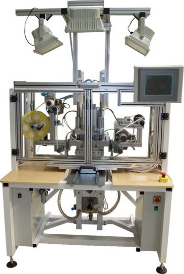 AT-3 E-CAM - aplikátor transferů (autom. odvíjení z cívky, E + kamera) - Aplikátor transferů AT-3 E-CAM (automatické odvíjení cívky, jako E verze + kontrola IR kamerou)