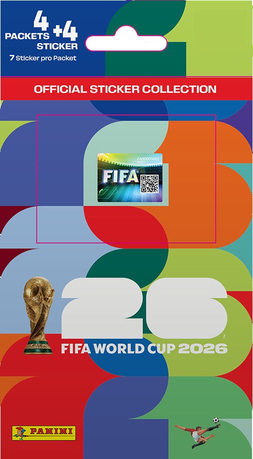 Panini Mini Multipack samolepek FIFA WORLD CUP 2026