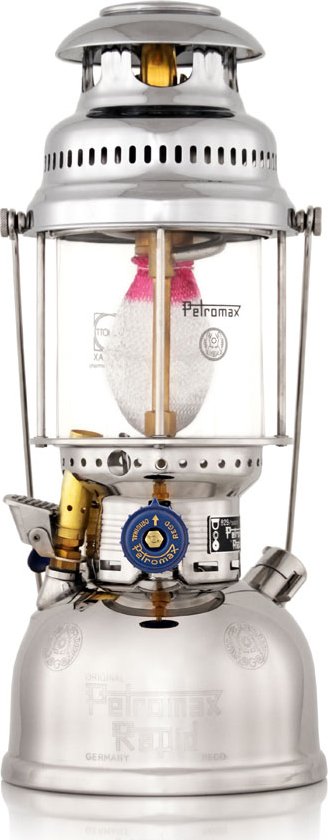 Petromax HK500 tlaková petrolejová lampa pochromovaná PET-700013