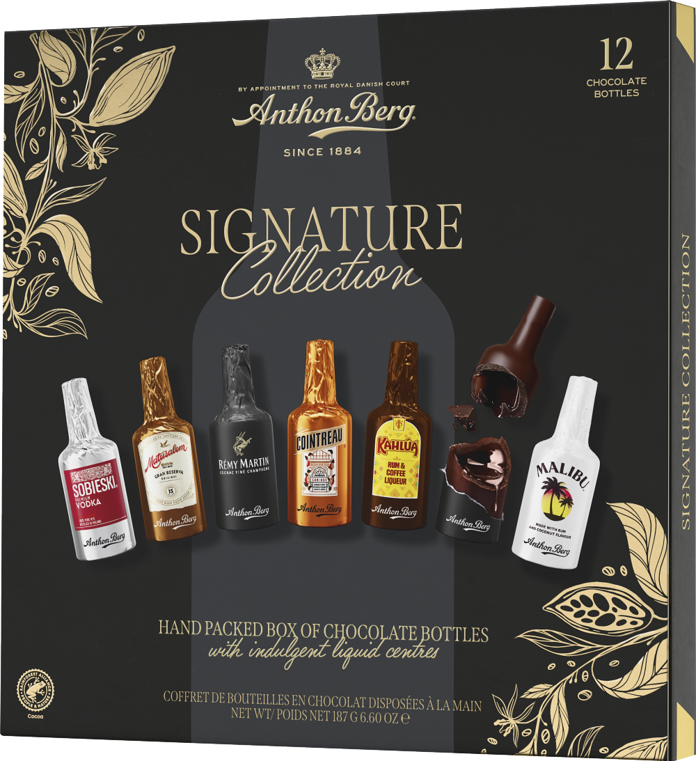 Anthon Berg lahvičky s alkoholem "liquers" 12 ks 187 g