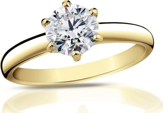 Zásnubní prsten s diamantem 0.36ct I/VS1 s GIA certifikátem