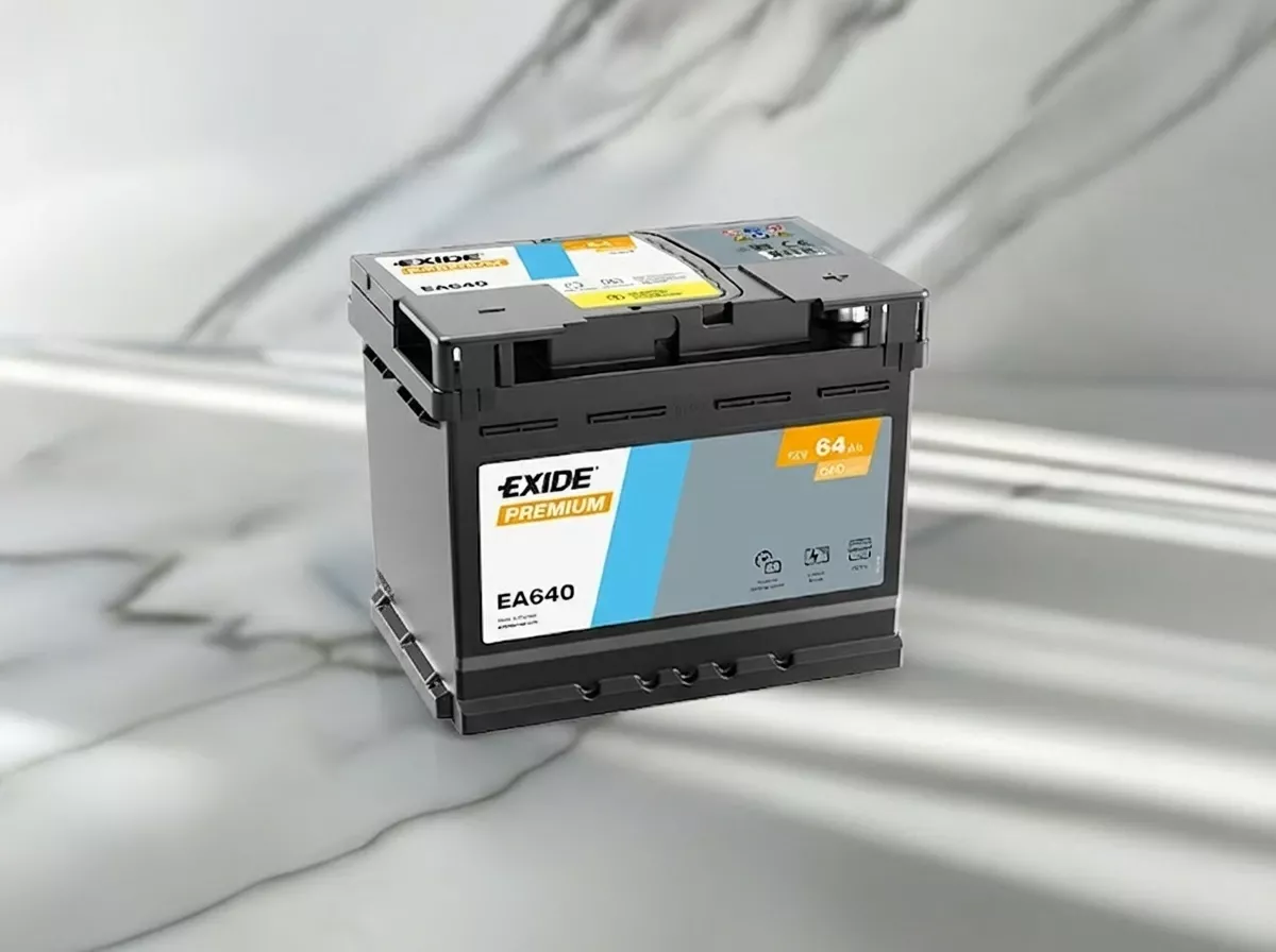 Autobaterie EXIDE Premium 64 Ah, 12 V, 640 A, EA640 EA640