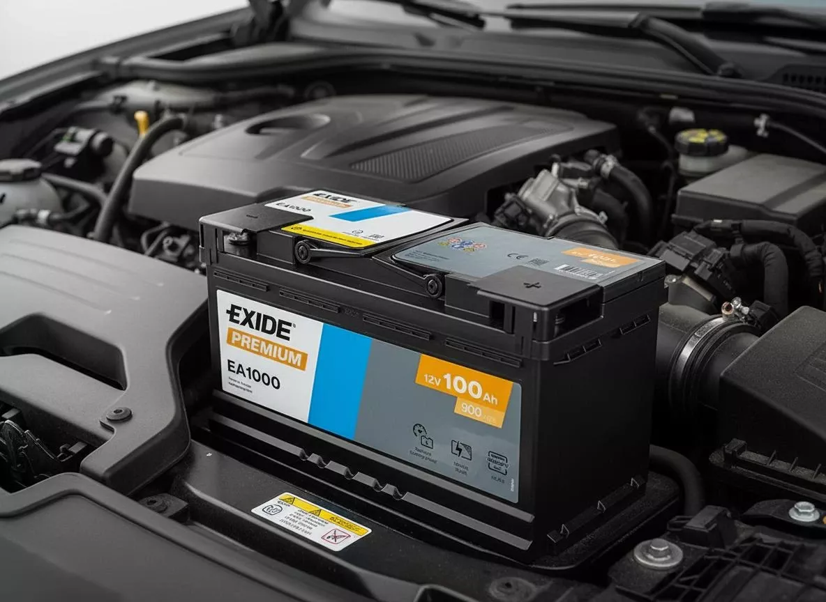 Autobaterie EXIDE Premium 100 Ah, 12 V, 900 A, EA1000 EA1000