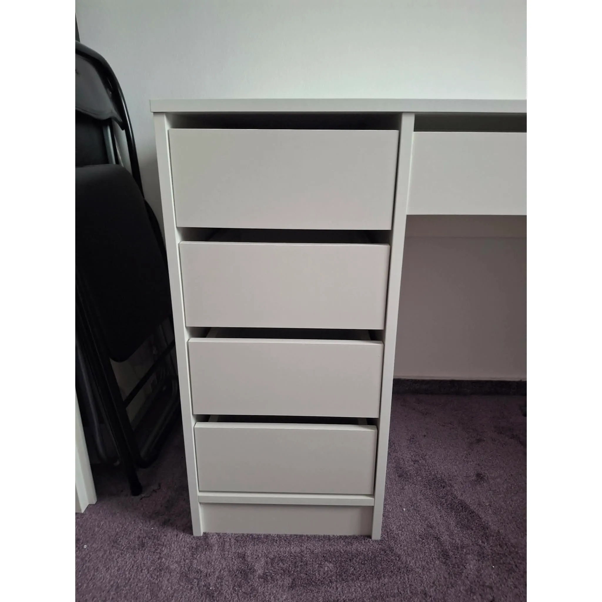 Fotografie 3 - Psací stůl Psací stůl Dagun LK0097 bílý