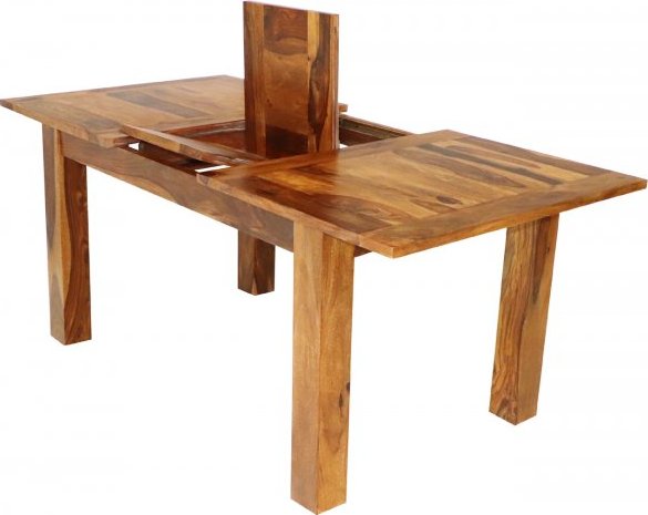 Indický nábytek - Rozkládací stůl Amba 140/180x90 z indického masivu palisandr Only stain