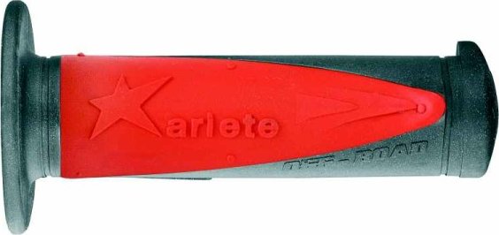 ARIETE gripy 02608-R OFF ROAD (115 mm) bez otvoru barva červená ( )