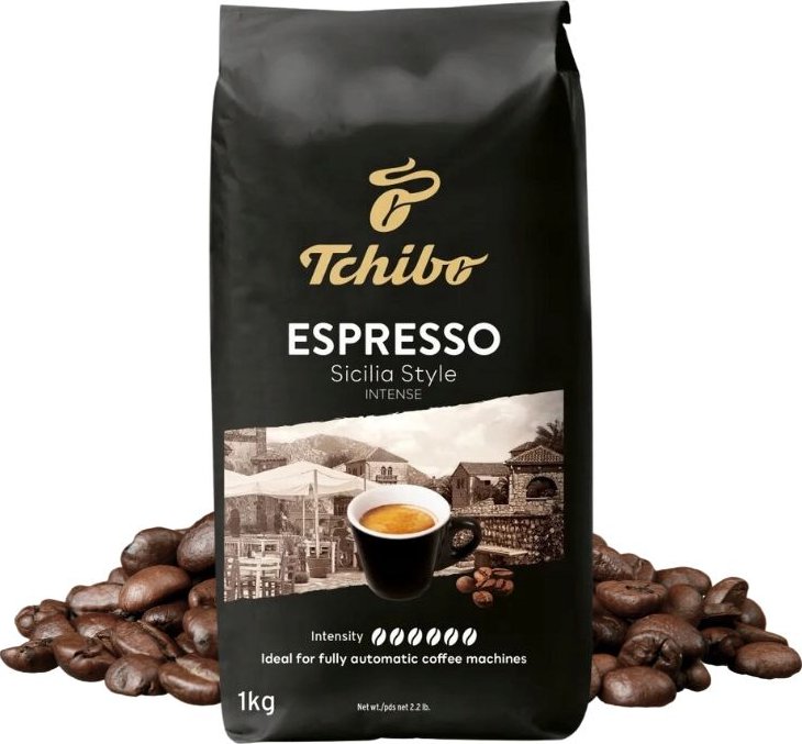 Tchibo Espresso Sicilia Style Intense Roast Zrnková 1 kg