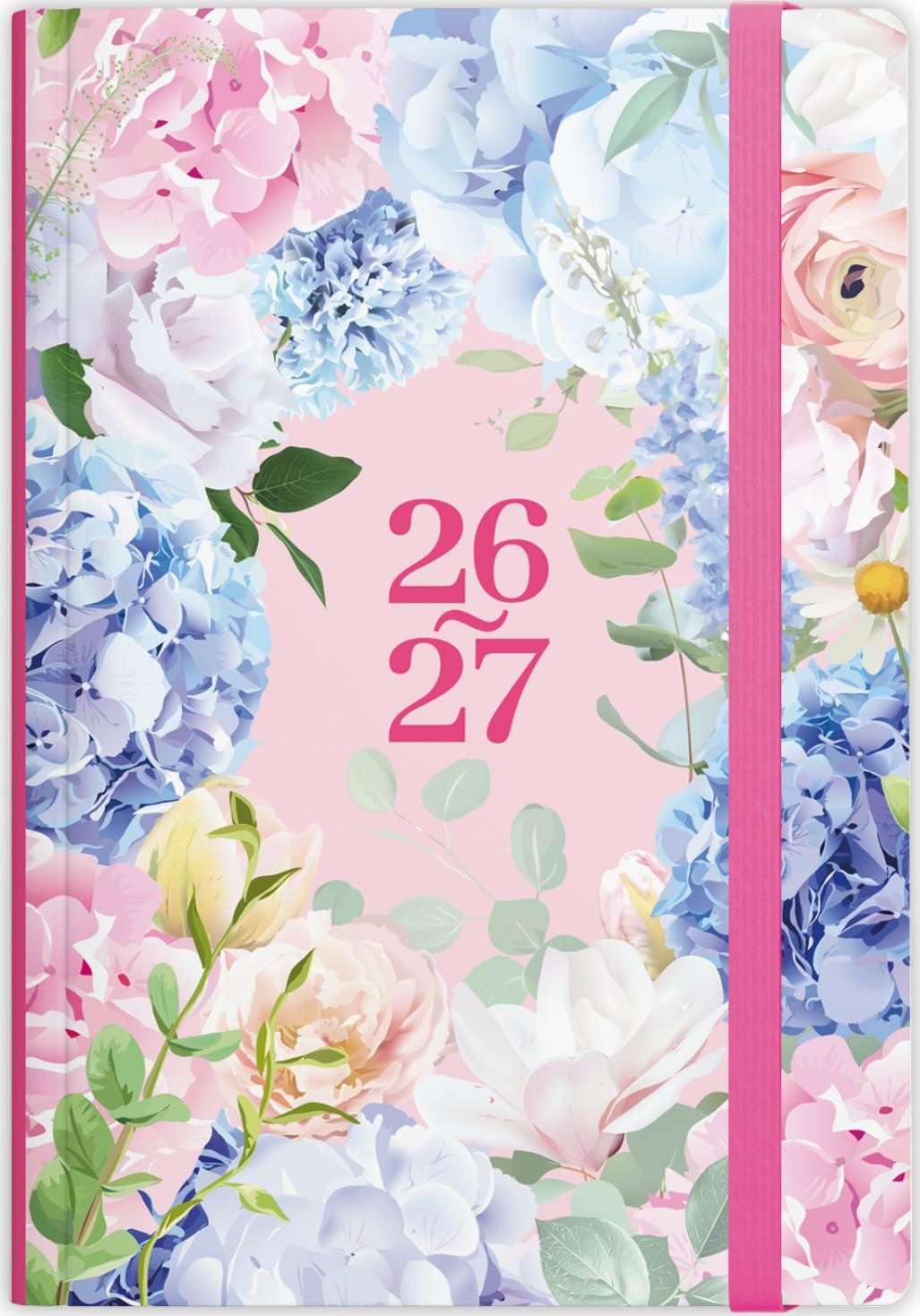 Diář týdenní B6 Lungo 18 měsíční BLU9 - 1 květy