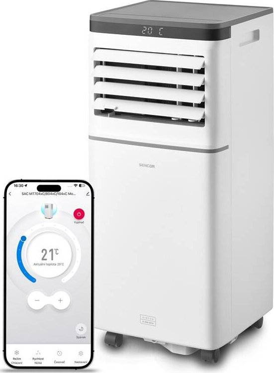 Sencor SAC MT8042C Wi-Fi, 8 000 BTU/h bílá
