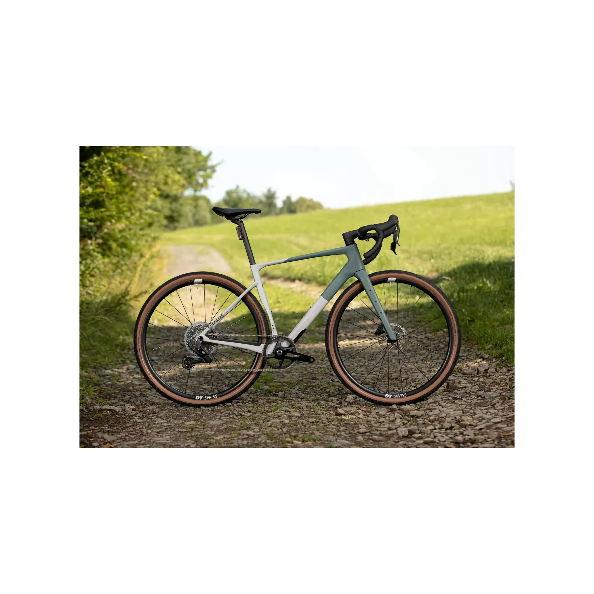 Fotografie 2 - Gravel kolo Superior XR 9.5 GRA Matte Trooper Green/Grey 2026 L