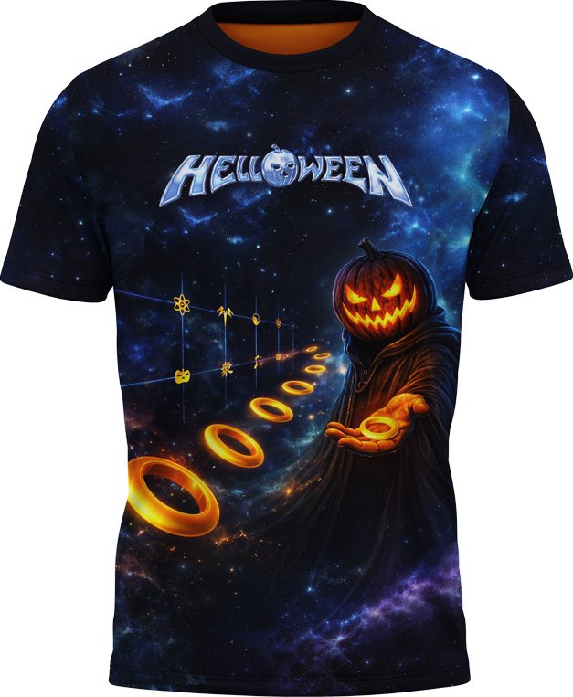 Tričko Helloween velikost: S - šířka 48 cm, délka 66 cm