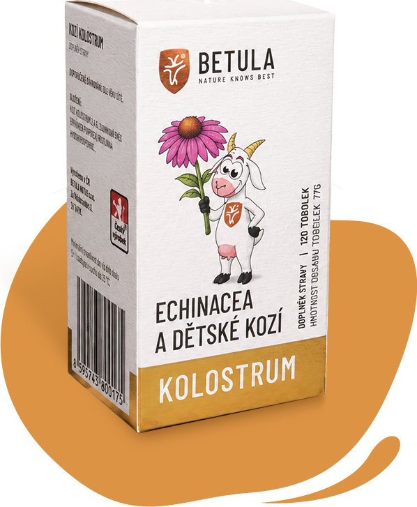 Echinacea a dětské kozí kolostrum