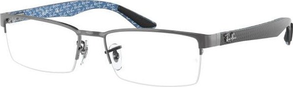 Ray-Ban® 8412 šedá lesk, stranice šedá mat 2502