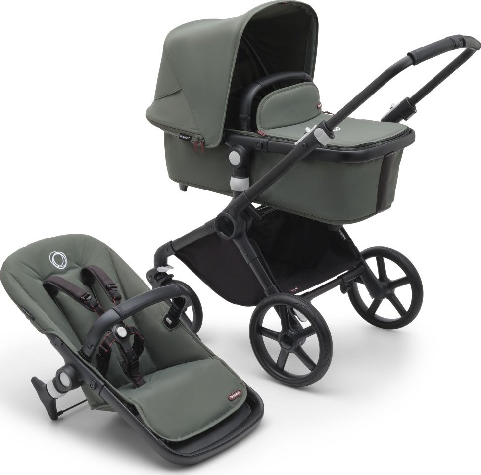 Bugaboo Fox Cub complete BLACK/FOREST GREEN-FOREST GREEN
