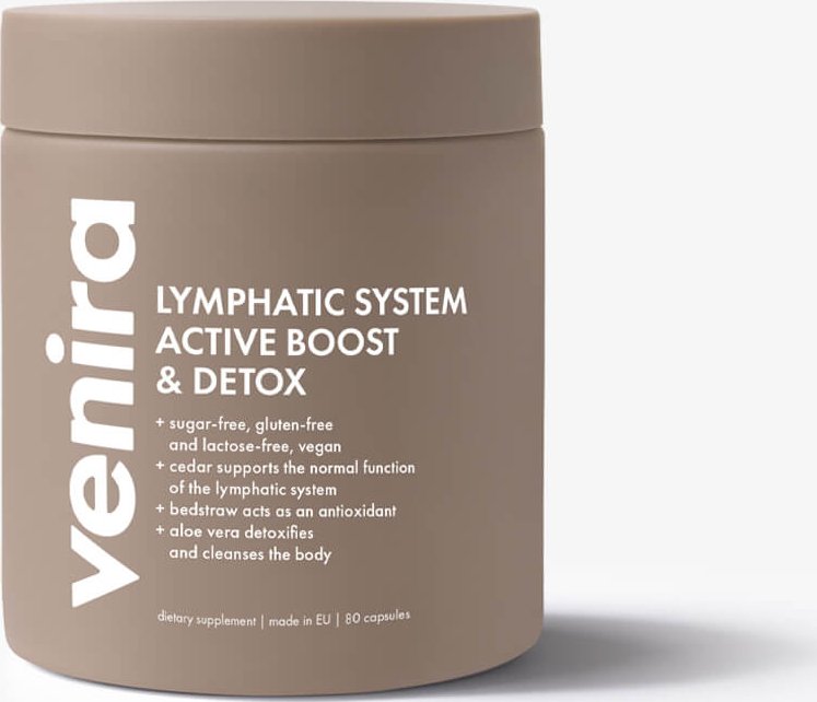 VENIRA lymfa system, active boost & detox, 80 kapslí