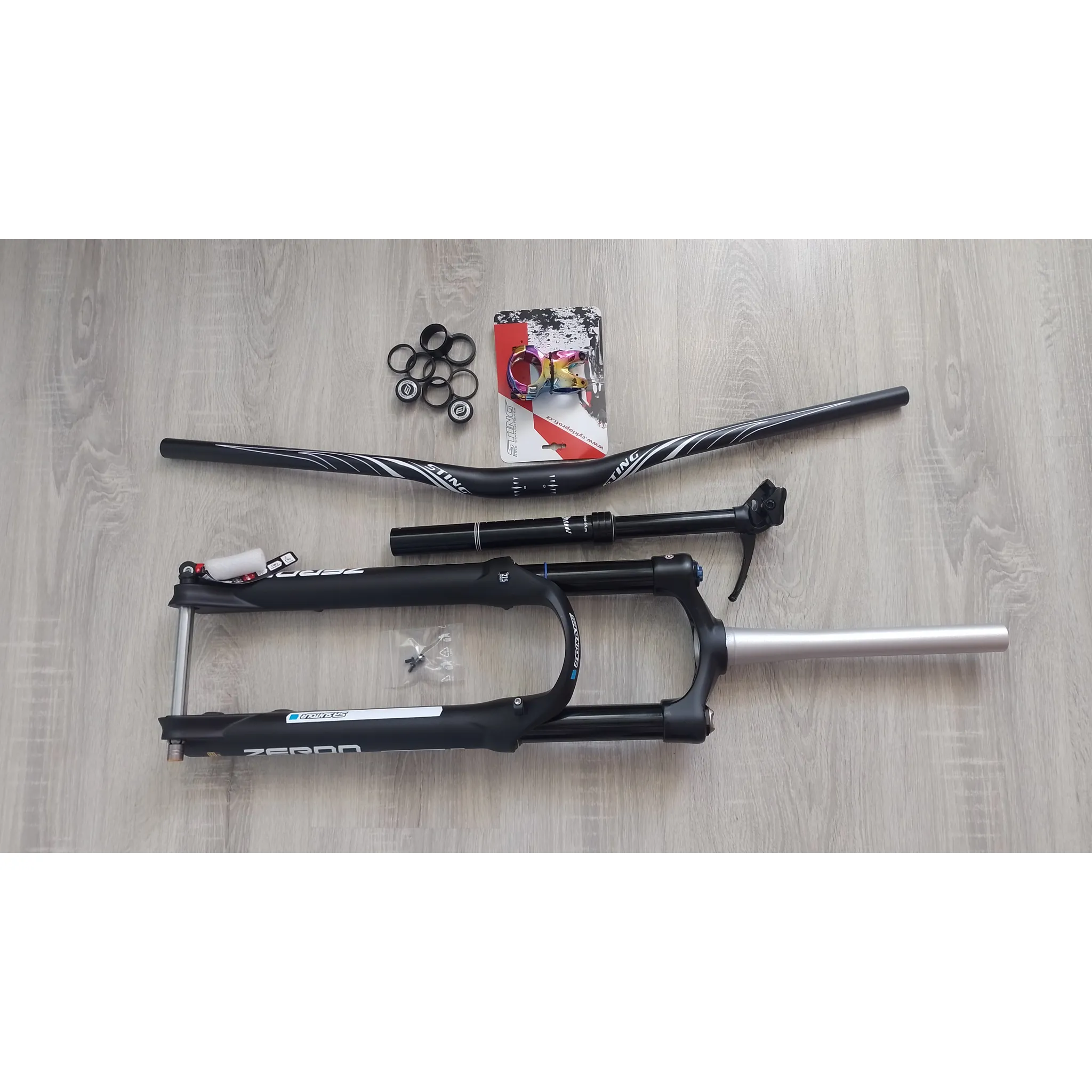 Fotografie 3 - Sedlovka XLC SP-T05 125 mm teleskopická černá 30,9/402 mm