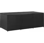 Zahradní úložný box polyratan 180 x 90…
