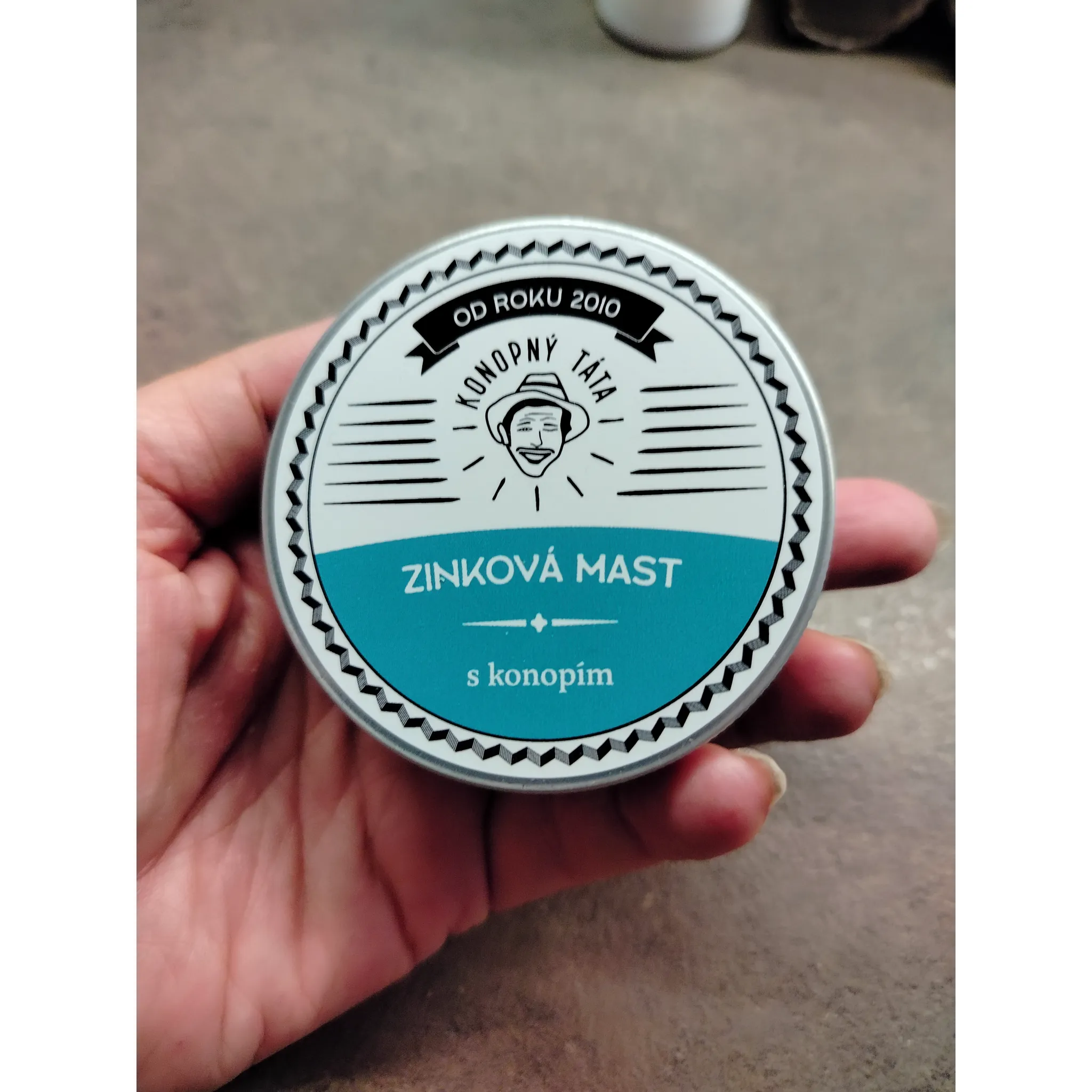 Fotografie 10 - Bylinná léčivá mast Konopný táta Zinková mast s konopím 80 ml