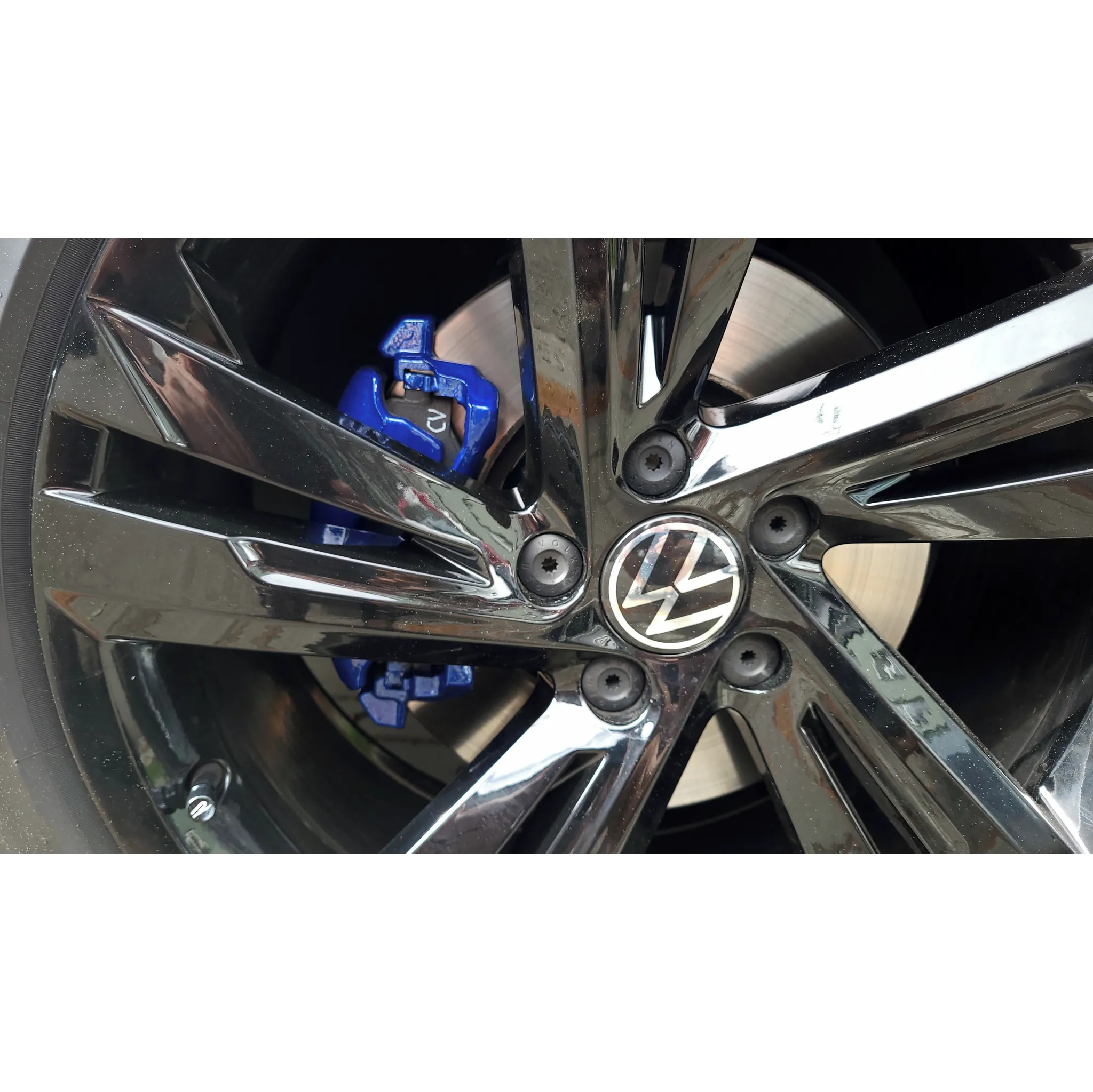 Fotografie 2 - Autolak Foliatec Dvousložková barva na brzdy sada Performance Blue Metallic