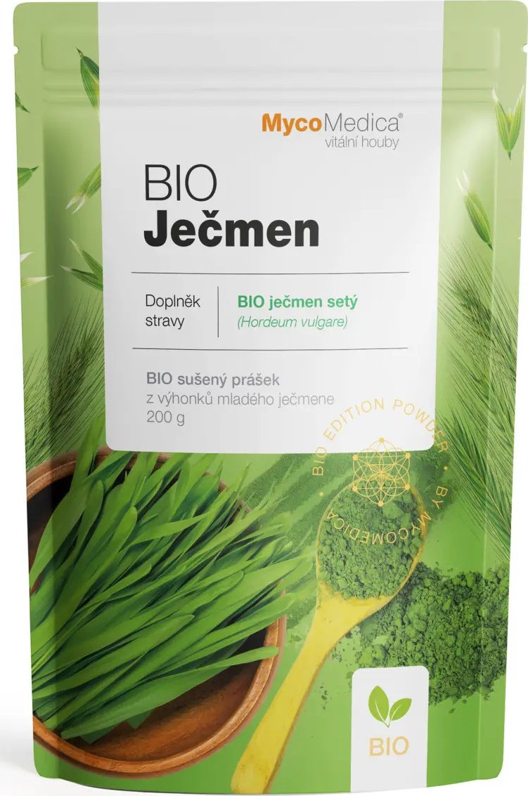 MycoMedica Mladý ječmen BIO 200 g
