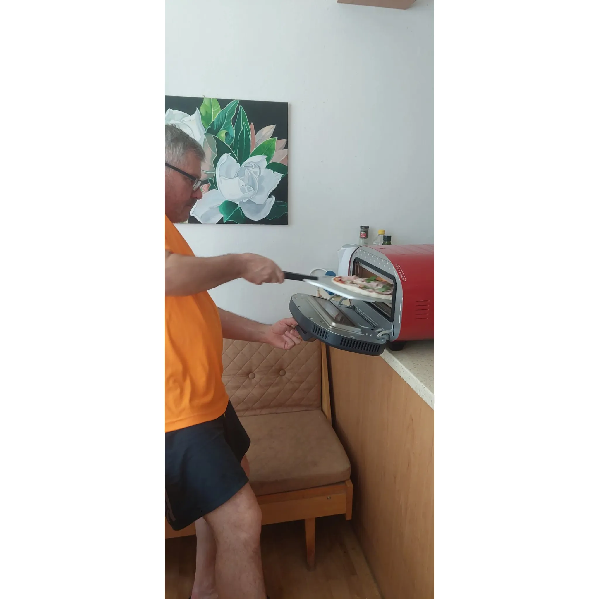 Fotografie 10 - Pec na pizzu Ariete Da Gennaro 3901 červená