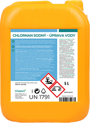 Chlornan sodný-úprava vody 5l