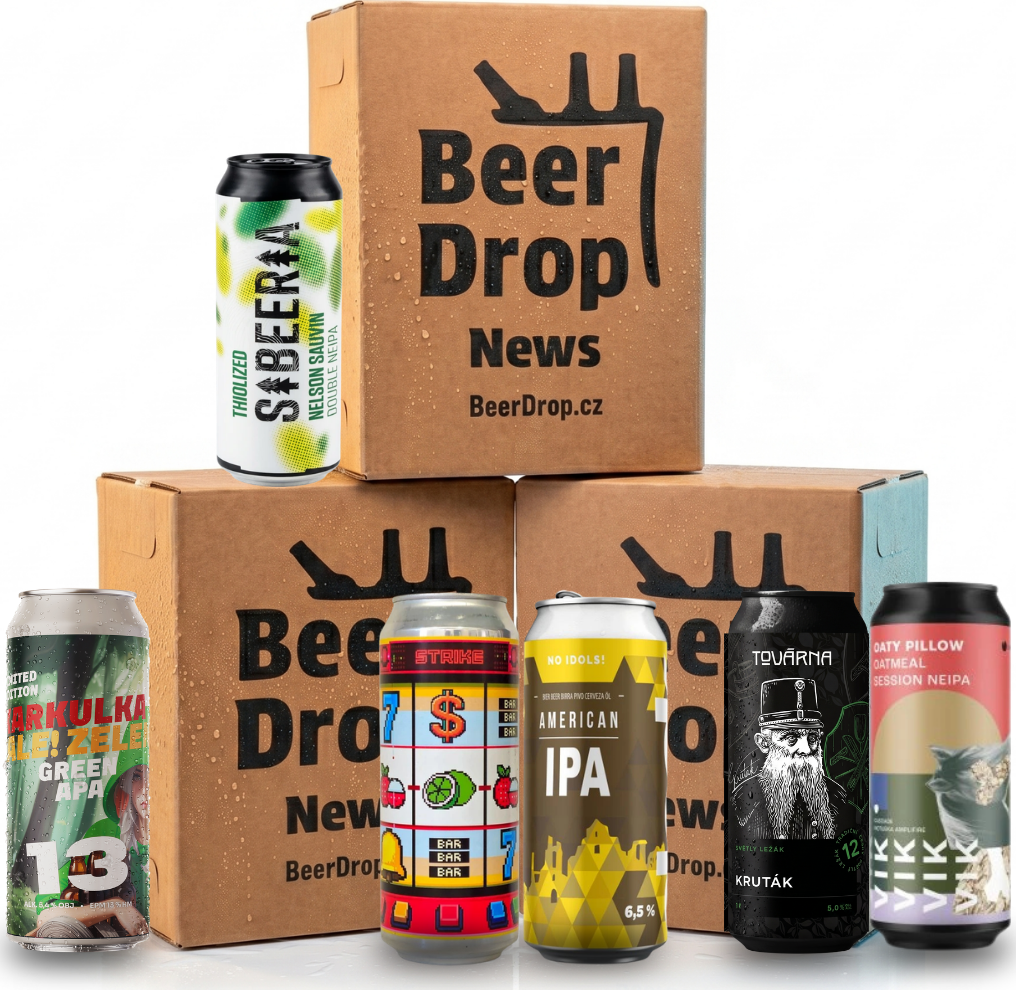 Dárky pro pivaře - BeerDrop News Pivní Předplatné na 3 měsíce