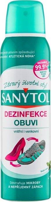 Sanytol dezinfekce do obuvi svěží vůně 150 ml