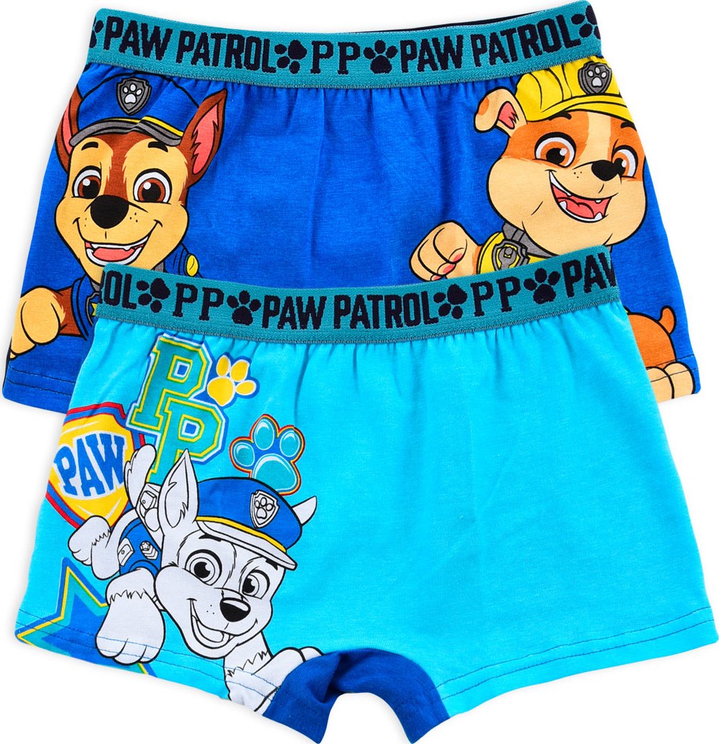 Chlapecké boxerky PAW PATROL HERITAGE, balení 2 ks, modré Velikost: 104-110