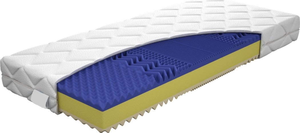 Purtex Zdravotní matrace Adriana Viscofoam Rozměr 200 x 200, Potah Synergy