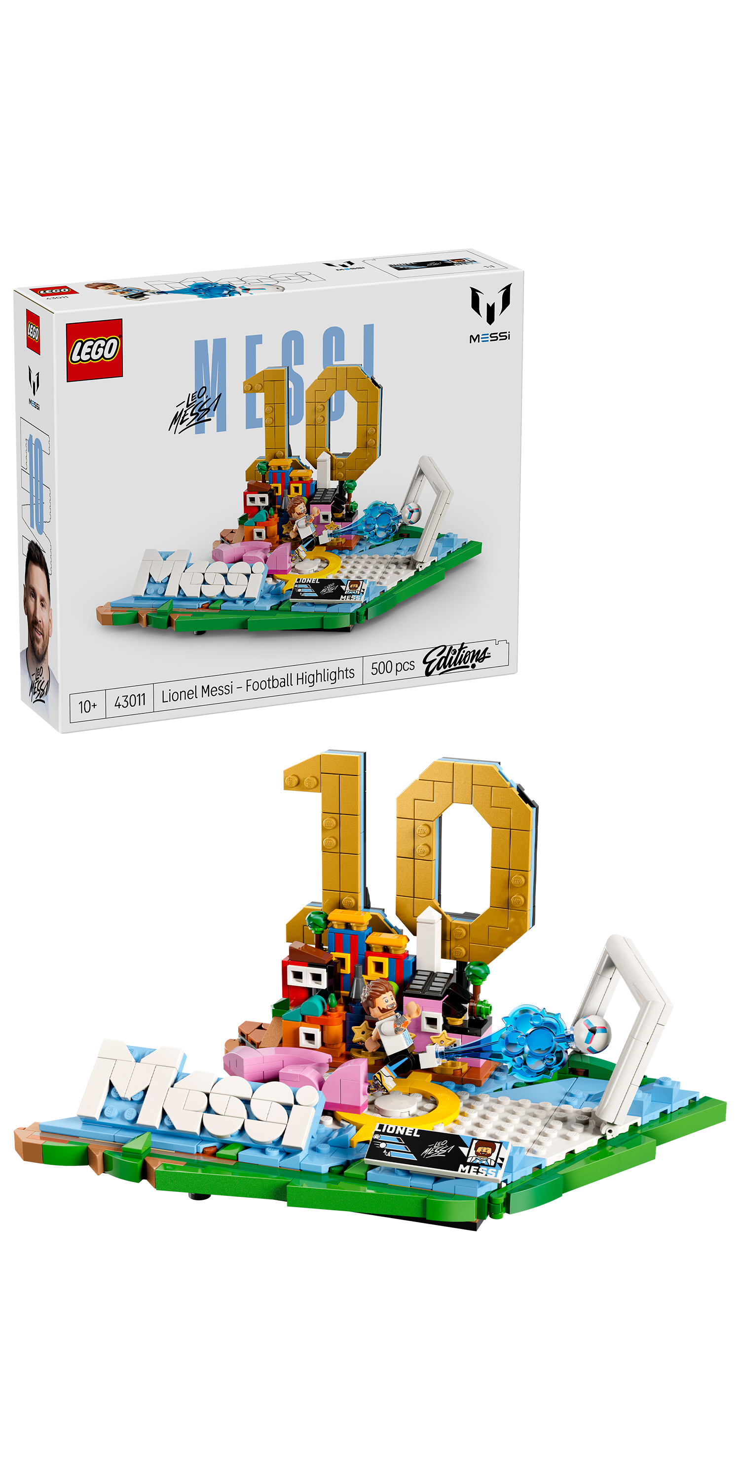 LEGO® Editions 43011 Lionel Messi – Hvězdné momenty fotbalu