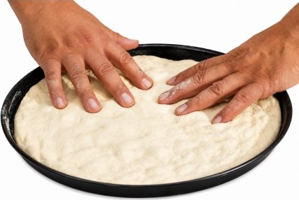 Plech na pizzu ocelový kulatý 36 cm Sleva 35Kč